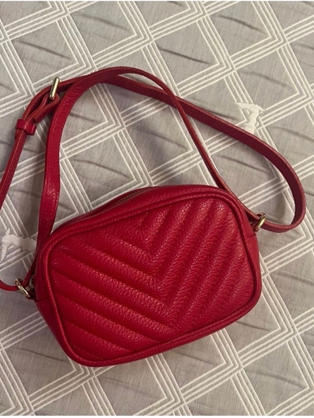 Max Mara interest leather small Quilted Crossbody Bag - Women